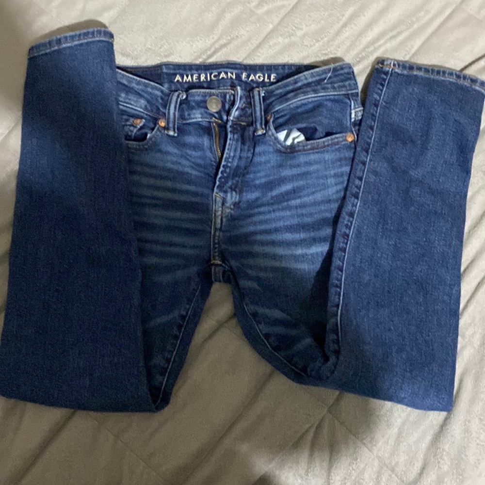 blue American eagle jeans